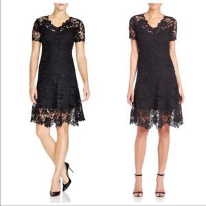 NWT! Elie Tahari Lace Dress Sz 4 black